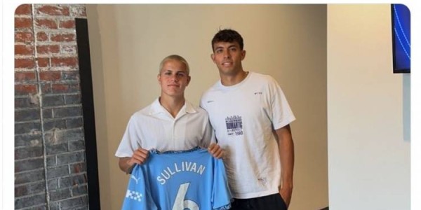 罗马诺：15岁中场沙利文本周将前往英格兰，加入曼城训练营